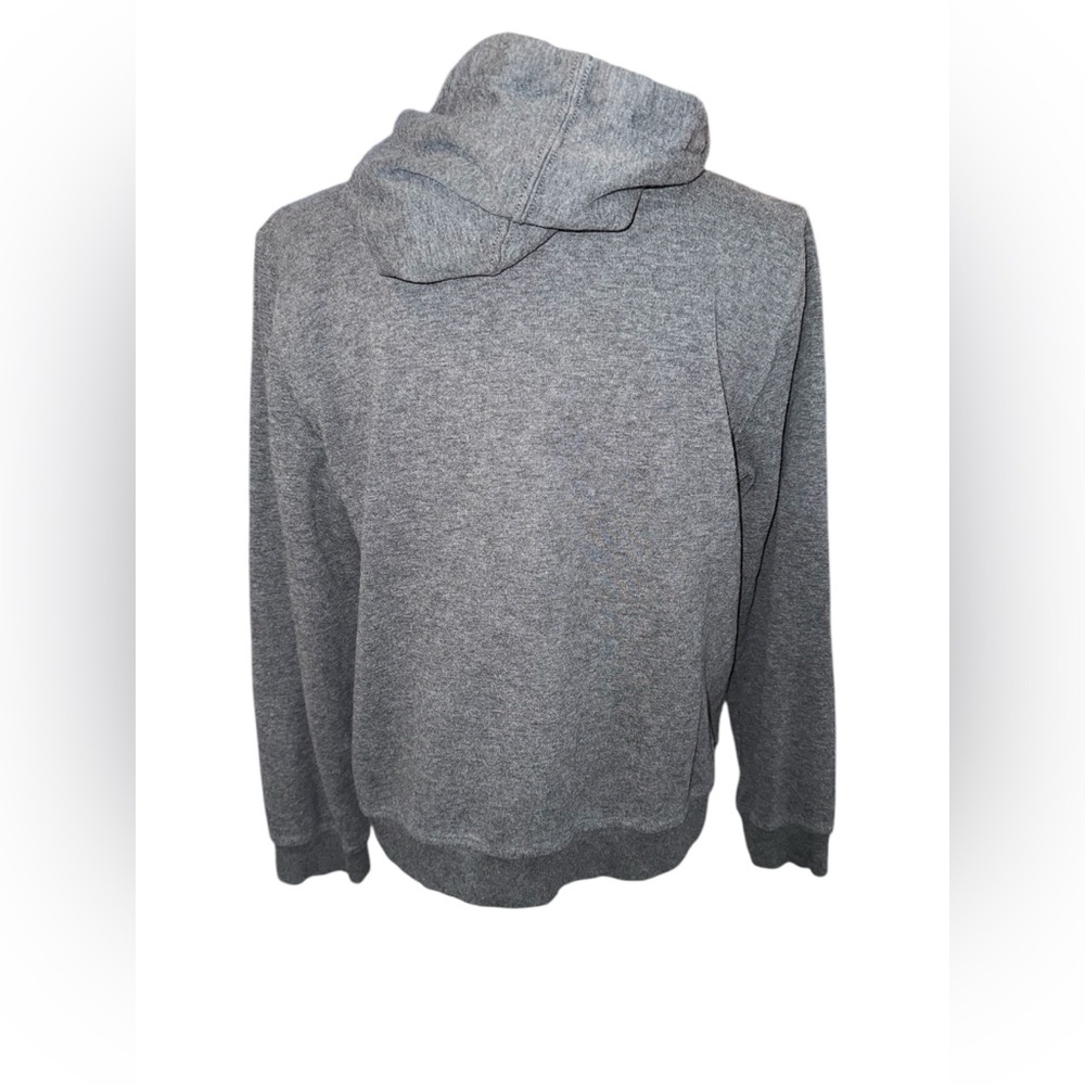 Lauren Ralph Lauren Hooded Drawstring Jacket Womens Large Gray Full Zip Up - Picture 9 of 15